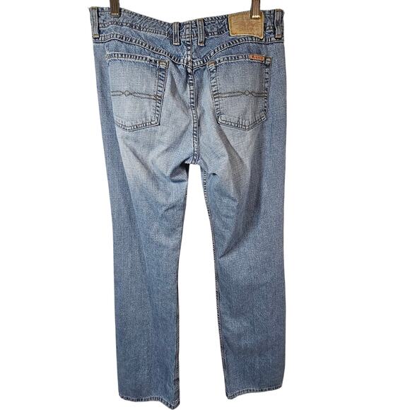 Lucky Brand Dungarees by Gene Montesano Wonder Jean Women's 8/29 LONG Vintage - Picture 2 of 10